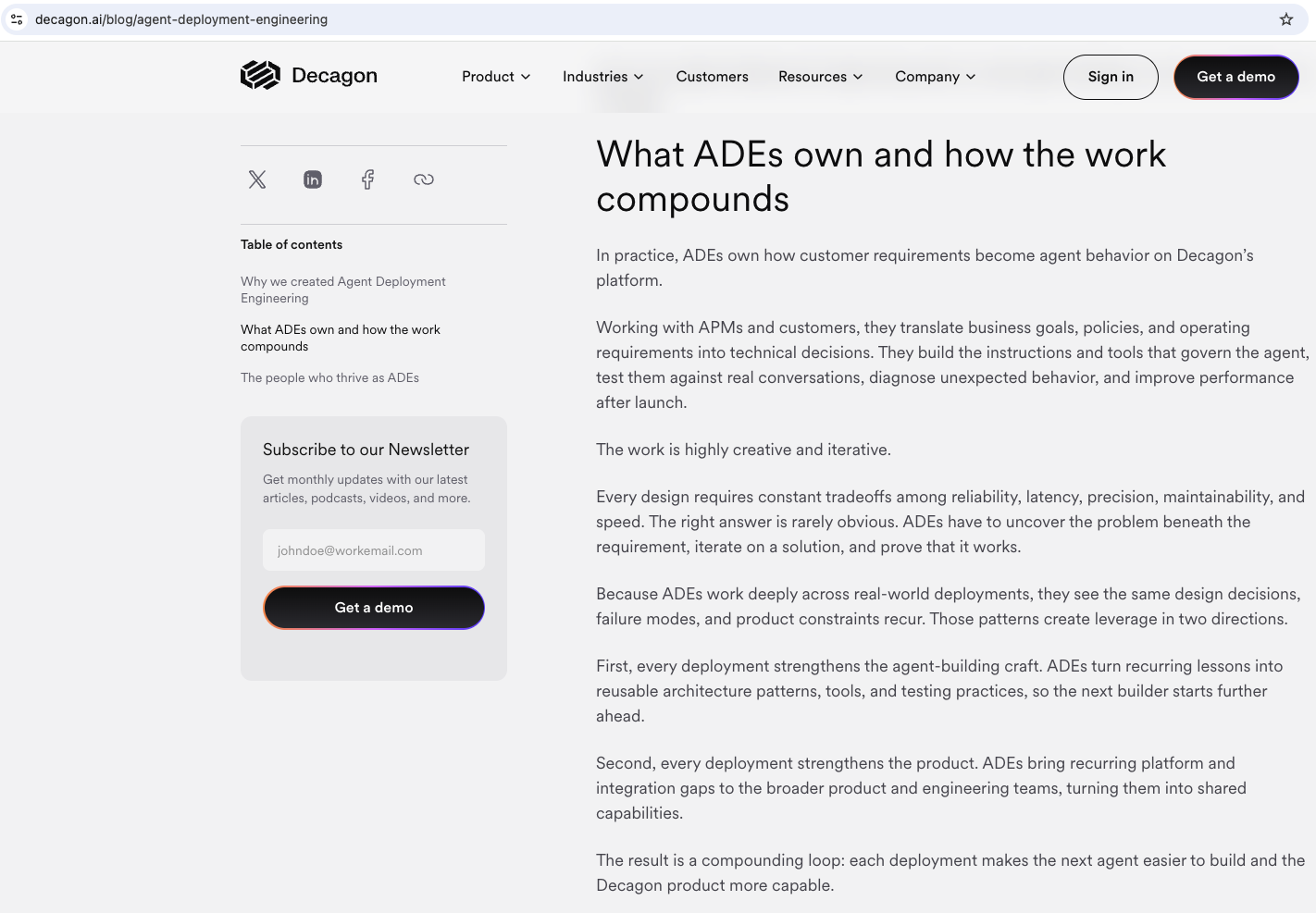 Decagon Agent Development Manager and Agent Deployment Engineer: How to Get the Role, What the Interview Looks Like, and Why This Model Is Beating Traditional FDE