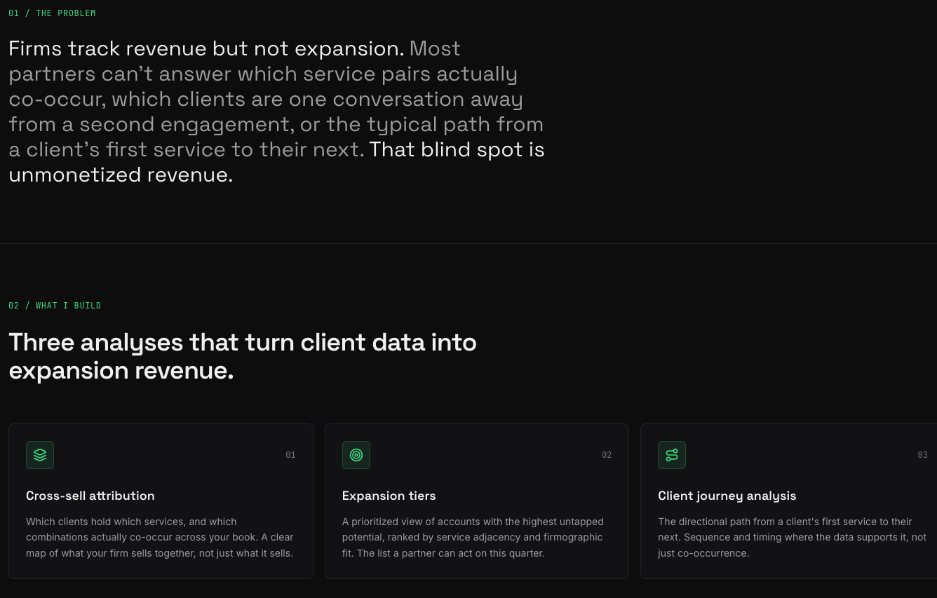 Ahdi UA Consulting portfolio website product manager FDE 2026