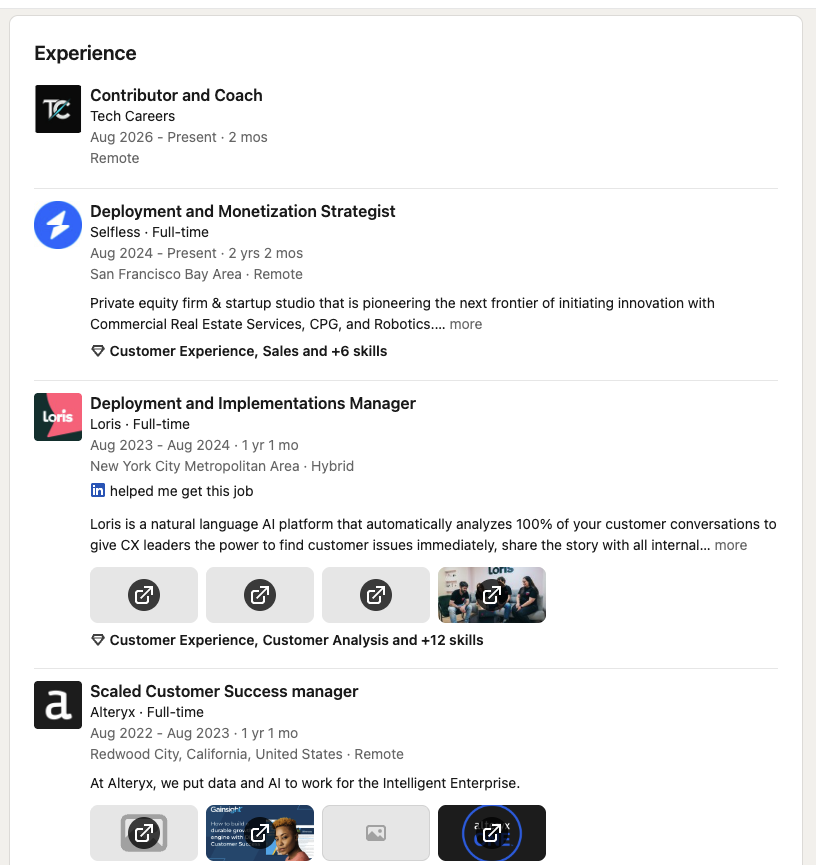 Ahdi LinkedIn profile forward deployed engineer product manager job search 2026