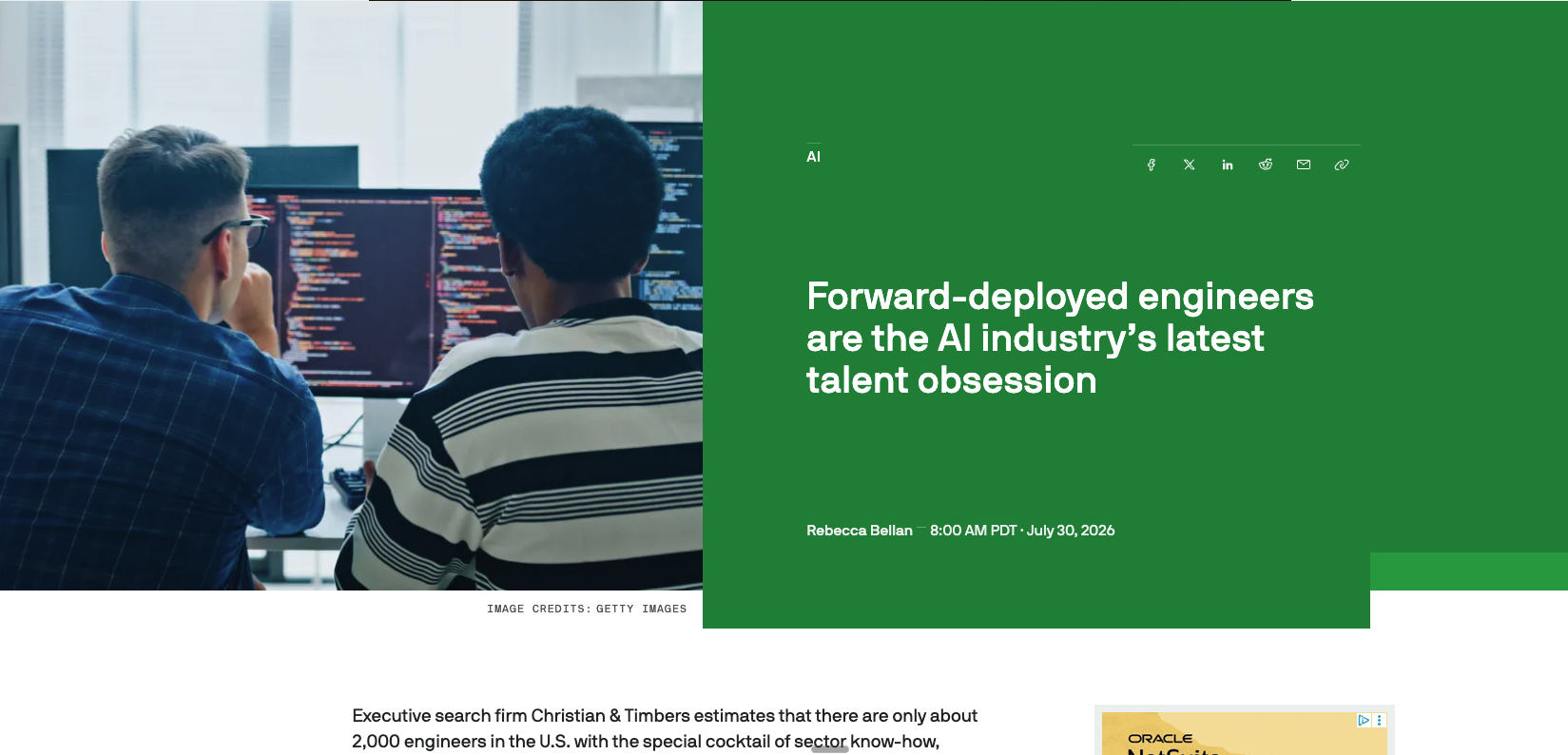 Why Forward-Deployed Engineer Job Postings Are Up 700% — The Real Reason Behind the Surge