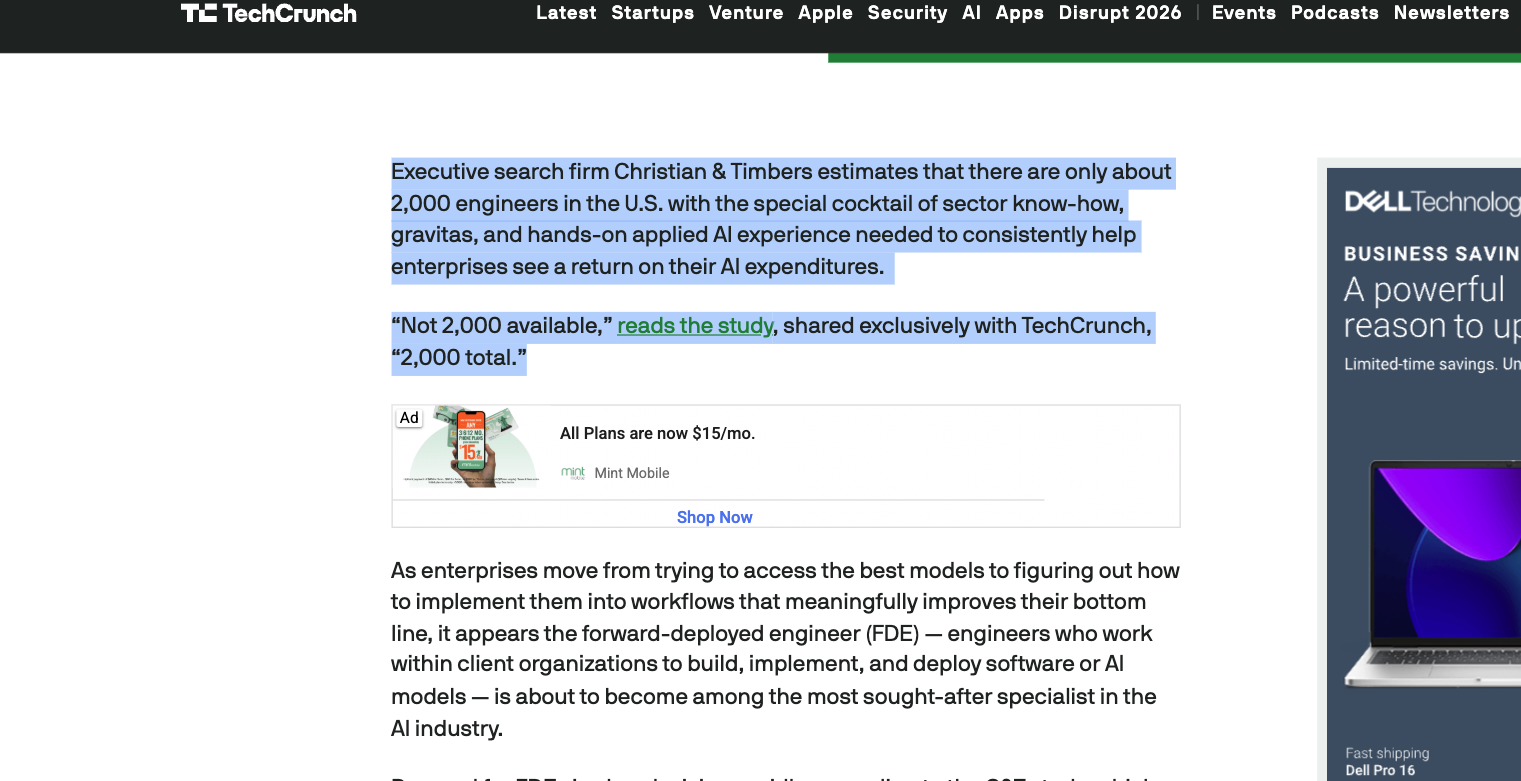 Why Forward-Deployed Engineer Job Postings Are Up 700% — The Real Reason Behind the Surge