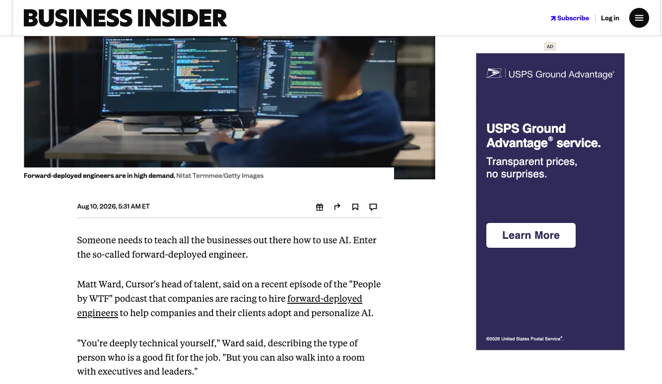 Why Forward-Deployed Engineer Job Postings Are Up 700% — The Real Reason Behind the Surge