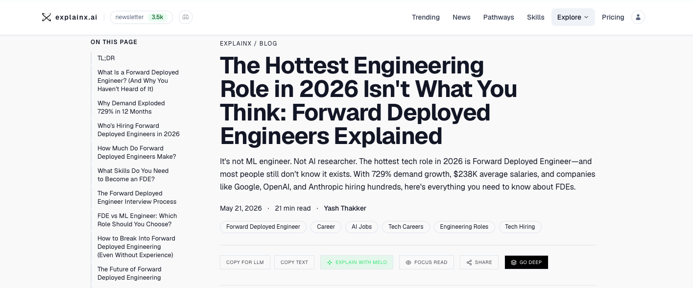 Why Forward-Deployed Engineer Job Postings Are Up 700% — The Real Reason Behind the Surge